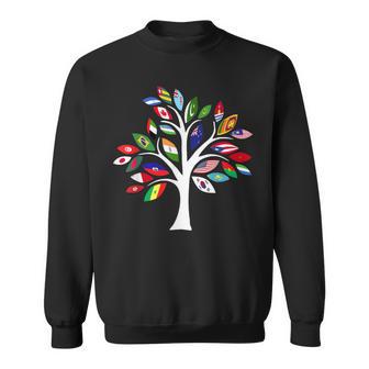 All Countries Flags Of The World 287 Flag International Sweatshirt - Thegiftio UK