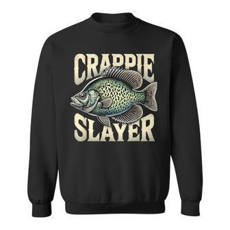 Crappie Slayer Fishing Enthusiast For Anglers Sweatshirt - Thegiftio UK