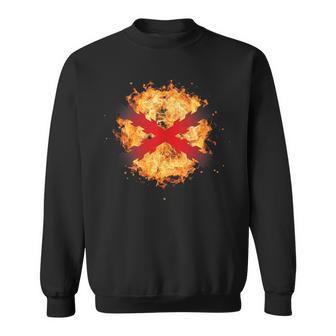 Cruz De Borgoña Tercios Españoles Fuego In Mangas Camisa de entrenamiento - Regaloses