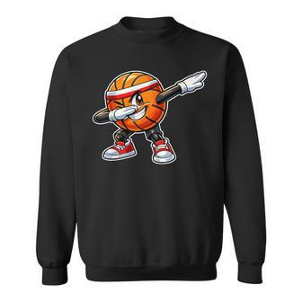 Dabbing Basketball Graphic Sweatshirt - Thegiftio UK