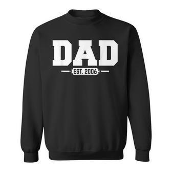 Dad 2006 Dad Established 2006 Mens Sweatshirt - Thegiftio UK