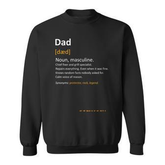 Dad Definition Lustiger Papapruch Zu Jedem Anlass Familie Sweatshirt - Seseable