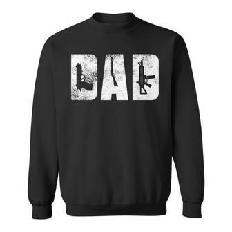 Dad Gun Rights Patriotic Firearm Hunting Father Sweatshirt - Thegiftio UK