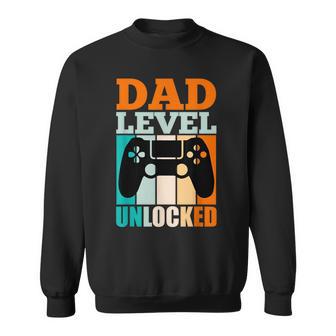 Dad Level Hatater 2026 Gaming-Vater Freigeschaltet Sweatshirt - Seseable