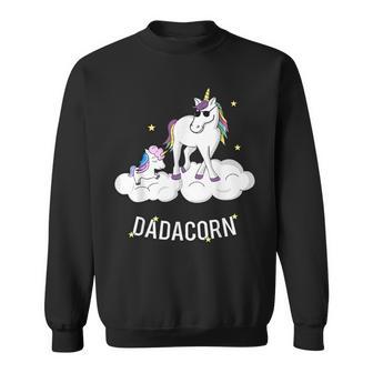 Dadacorn Unicorn Best Dad Father's Day Sweatshirt - Thegiftio UK