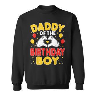 Daddy Of The Birthday Boy Birthday Party Dad Sweatshirt | Seseable UK