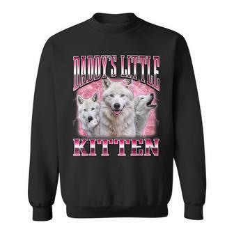 Daddy's Little Kitten Cringe Meme Bootleg Sweatshirt - Thegiftio UK