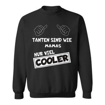 Damen Ich Werde Tante Werdende Tante Nichtepruch Sweatshirt - Seseable