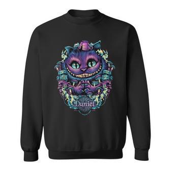 Daniel Cheshire Camicia Gatto Alice Nel Paese Delle Meraviglie Grafica Felpa - Novitaregali