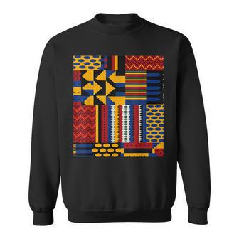 Dashikis Dyshque's Kente Africa Dashiki Obra De Arte Africana Camisa de entrenamiento - Regaloses