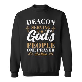 Deacon Serving God's People One Prayer At A Time Sweatshirt - Monsterry