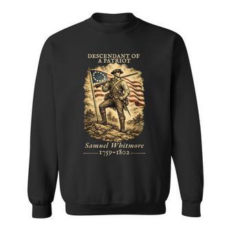 Descendant Of A Patriot Anniversary American 4Th Of July Sweatshirt - Thegiftio UK