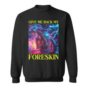 Devuélveme Mi Prepucio Divertido Edgy Duro Esqueleto Meme Camisa de entrenamiento - Regaloses