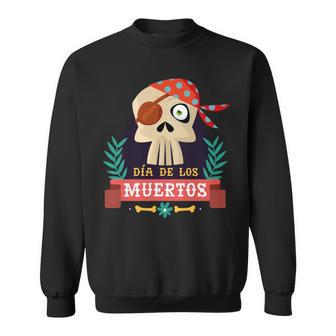 Dia De Los Muertos Piratekull Day Of Dead ギフト 長袖tシャツ スウェットシャツ - Kawaiitshirt