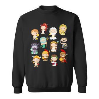 Dioses Y Diosas Griegas Legendarias De Dibujos Animados Camisa de entrenamiento - Regaloses