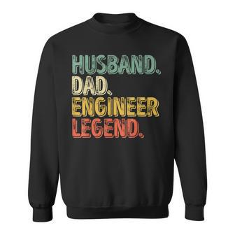 Divertente Per La Festa Del Papà Concritta Husband Dad Engineer Felpa - Novitaregali
