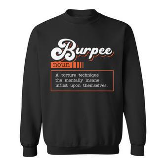 Divertido Burpee Definición Fitness Gimnasio Entrenamiento Cardio Entrenamiento Camisa de entrenamiento - Regaloses