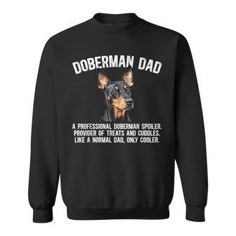 Doberman Dad Definition Doberman Pinscher Dad Sweatshirt - Thegiftio UK
