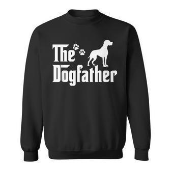 The Dogfather Fathers Day Dad Dog Lover Great Dane Sweatshirt | Seseable UK