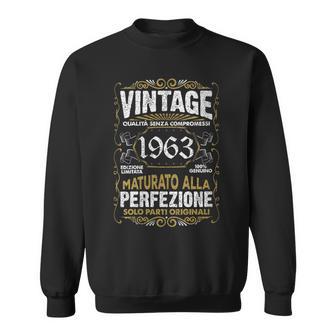 Donnaintage 1963 Anni 63 Compleanno Regalo Uomo Donna Con Collo A Felpa - Novitaregali