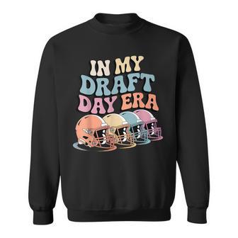In My Draft Day Era Retro Football Helmets Family Matching Sweatshirt - Thegiftio UK
