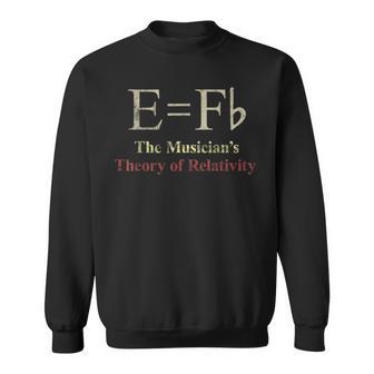 E Fb La Théorie De La Relativité Du Musicien Sweater e - Cadeauxyz
