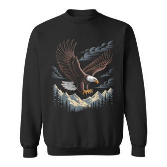 Eagle Bird Mountains Sweatshirt - Thegiftio UK