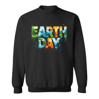 Earth Day Nature Elements Environmental Recycling April 22 Sweatshirt - Monsterry