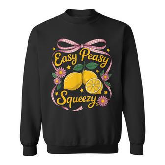 Easy Peasy Squeezy Lemon Fresh Delight Sweatshirt - Thegiftio UK