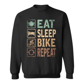 Eatleep Bike リピート自転車 スウェットシャツ - Kawaiitshirt