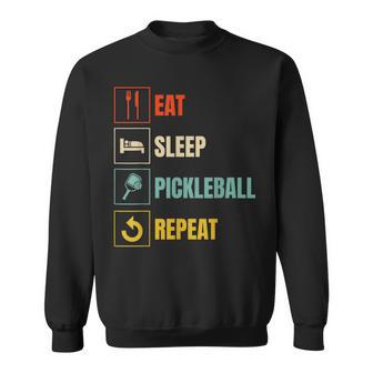 Eatleep ピックルボール リピート スポーツ レジャー ピックルボール スウェットシャツ - Kawaiitshirt