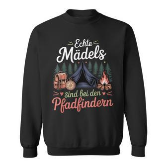 Echte Mädelsind Bei Den Pfadfindern Sweatshirt - Seseable
