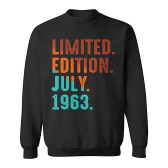 Édition Limitée Juillet 1963 Anniversaire Manche Longue Sweater e - Cadeauxyz
