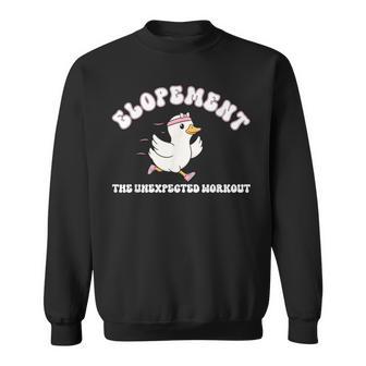 Elopement The Unexpected Workout Goose Autism Aba Therapist Sweatshirt - Thegiftio UK