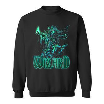 Elven Wizard Fantasy Table De Jeu De Rôle Rpg Gamers Graphique Sweater e - Cadeauxyz