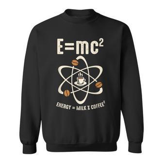 EMc2 cience Barista Kaffee Energie Milch Kaffee Geschenk Sweatshirt - Seseable