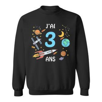 Enfant Astronaute Espace J'ai 3 Ans Anniversaire Trois Ans Sweater e - Cadeauxyz