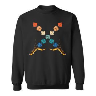Épée Graphique Jeu De Rôle Jdr D20 Cadeau Jeu De Rôle Sweater e - Cadeauxyz