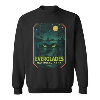Everglades ナイトパドルシャツ 月光カヌー マングローブ スウェットシャツ - Kawaiitshirt