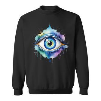 An Evil Eye Eyeball Sweatshirt - Thegiftio UK