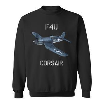 F4u コルセア ヴィンテージ Us Ww2 ウォーバード戦闘機 スウェットシャツ - Kawaiitshirt