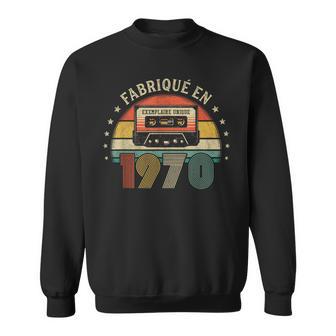 Fabriqué En 1970Intage Cassette Cadeau Anniversaire 1970 Sweater e - Cadeauxyz