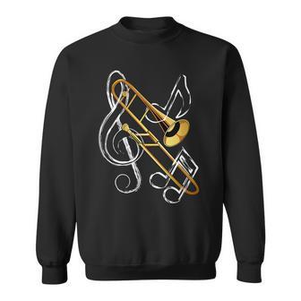 Fanfare Marchante Trombone Tromboniste Musique Fanfare Sweater e - Cadeauxyz