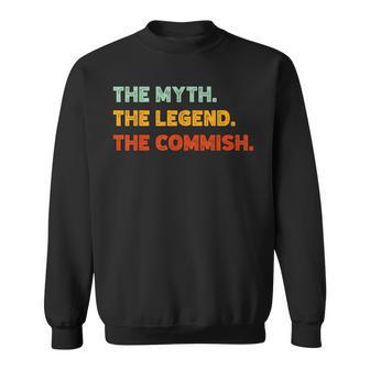 Fantasy Football Support Commish Fantasy Football Commissioner Black Men's Short Sleeve Small Sweatshirt - Thegiftio UK