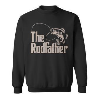 Father Day The Rodfather Dad Fishing From Daughter Son Sweatshirt - Thegiftio UK