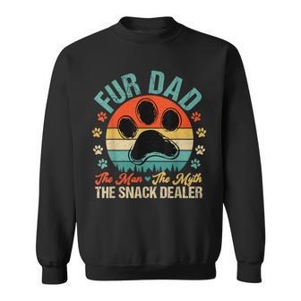 Fathers Day Fur Dad The Man Myth Snack Dealer Men Sweatshirt - Thegiftio UK