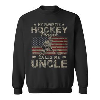 My Favorite Hockey Player Calls Me Uncle Father's Day Sweatshirt | Seseable UK