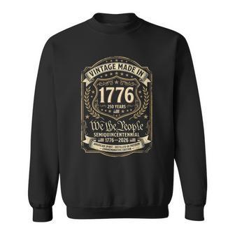 Flag Vintage 250 Years American 1776 2026 250Th Usa Birthday Sweatshirt - Thegiftio UK
