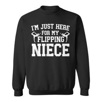 My Flipping Niece Gymnastics Uncle Of A Gymnast Uncle Sweatshirt - Thegiftio UK