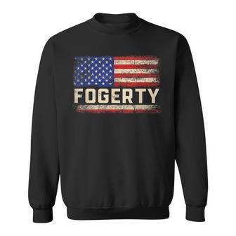Fogerty Last Name Fogerty Name American Flag Sweatshirt - Thegiftio UK